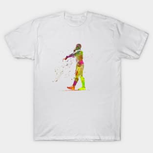 Soccer referee in watercolor T-Shirt